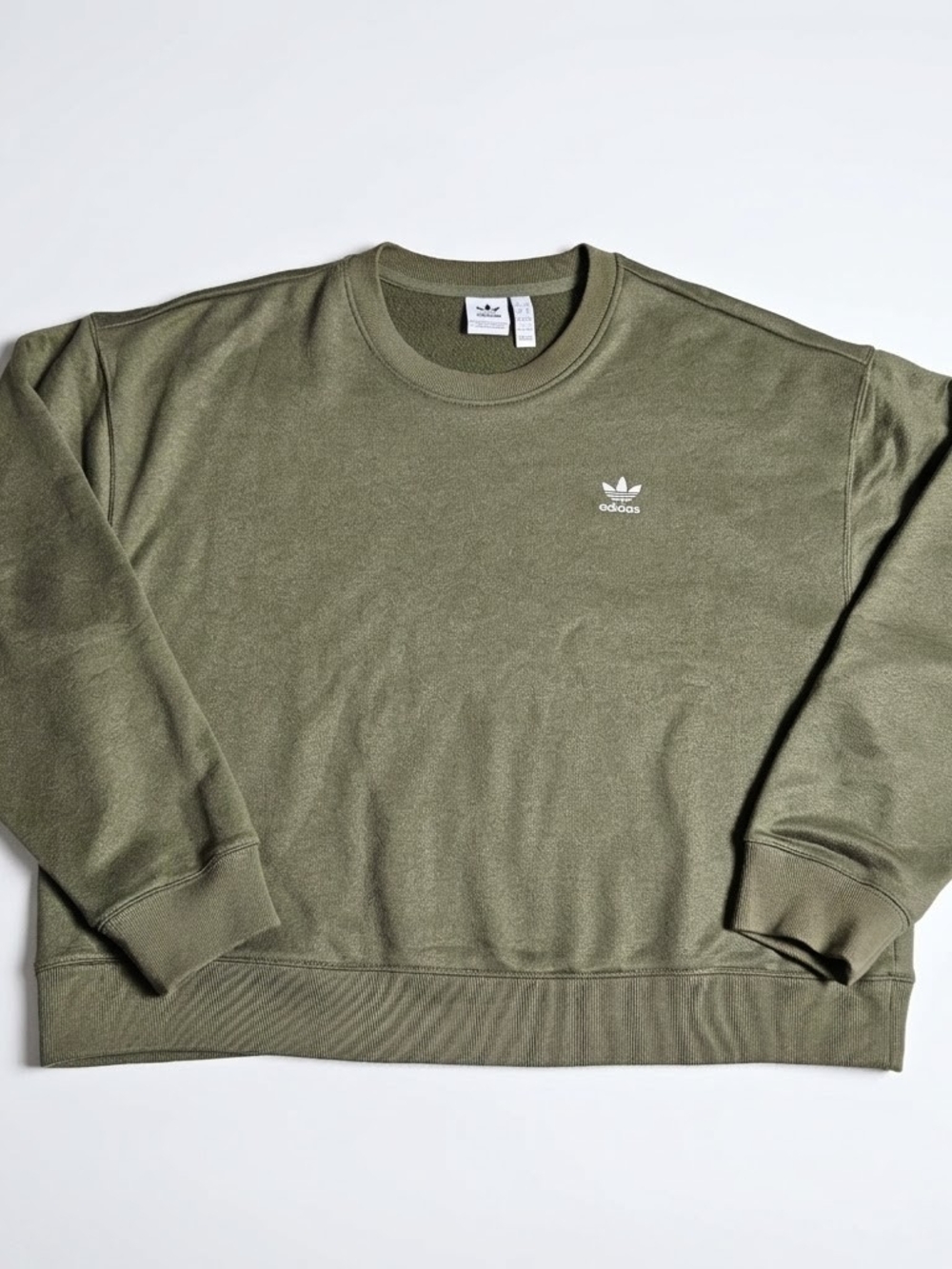 adidas Originals Trefoil Green Crewneck Sweatshirt Large